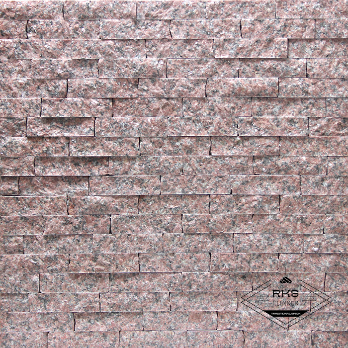 Фасадный камень Полоса - Гранит Imperial Red в Курске